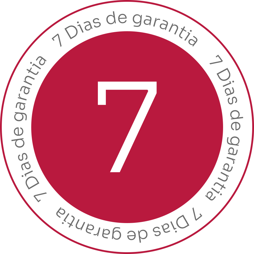 7 dias de garantia